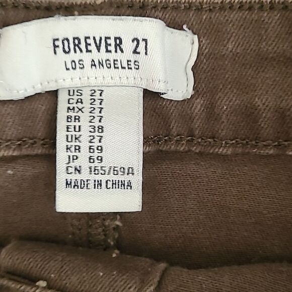 ARMY GREEN MINI SKIRT - Picture 2 of 5